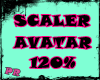 PR Scaler Avatar 120%