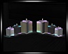 -S- Neon Attic Candles