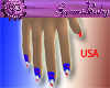 ~GgB~4thJULY-USA Nails