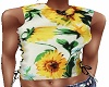 sunflower laced vest top