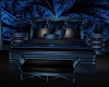 Dark Blue Bed/poses