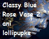 Classy Blue Rose Vase 2