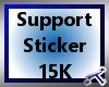 *T* 15K Support Sticker