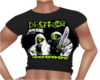 t-shirt destroy black ne