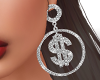 Dollar Sign Earrings
