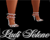 !LS Jewel Shoes Silver T