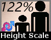 Height Scale 122% F