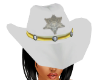 Cowgirl hat white