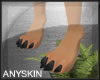 (3) Wolf Feet Anyskn. -F