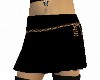 Black skirt with chain