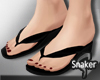 .:Sn: B sandal+Red nails