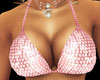 Pink Diamond Bikini Top