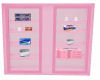 Pink medecine cabinet