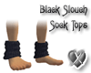 Black Slouch Sock Tops