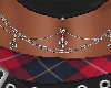 cross belly chain