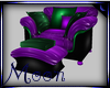 SM~purple n green chair