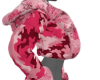 PINK CAMO FUR COAT