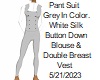 [BB] Pant Suit Grey