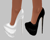 Black/White Heels