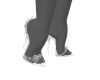 White Holiday Heels