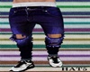 [D]ark Blue Rips Jeans