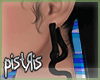 Serpent Earrings-Black F