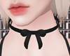 海 Bow Chocker Black