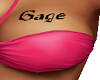 Gage tattoo *L* chest