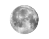 full moon - transparent