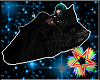 Black Flower Blanket Set