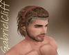 Brown Beaded Headband