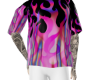 Pink flame top
