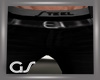 GS Black Straight Pants