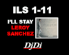 I'll stay - Leroy Sanche