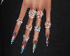 MULTICOLOR DIAMOND RINGS