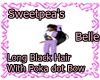 Black Hair w/ bow