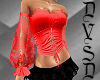 Sleeved Corset in Red