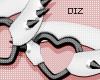 !!D Knee Spikes Grey
