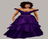 Fantacy Purple Wed Gown