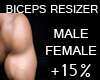[PC] Biceps resizer 15%