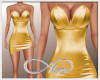 Satin Dress - Gold