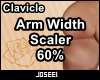 Arm Width Scaler 60%