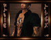 {A} open shirt blk