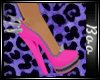 pink spiked heels