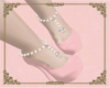 A: Blush heels w/pearls