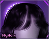 hazel black + bangs