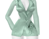 D Teal blazer dress