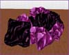 Purple Silk Pillow Pile