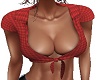 RED PLAID COUNTRY TOP