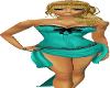 AC*Corset dress turquois